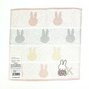 ミッフィー miffy イニシャルハンカチ(K) ピンク