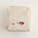 ミッフィー miffy スクエアポーチ(beige)