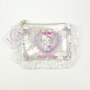サンリオ ハローキティ バレエコア フリル付クリアポーチ Sanrio
