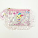 サンリオ ウサハナ バレエコア フリル付クリアポーチ Sanrio