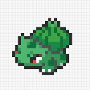ポケットモンスター フシギダネ アートパネル ピクセル インテリア ポケモン 日本製