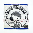 スヌーピー ウォッシュタオル レコード 今治タオル アイボリー SNOOPY 西川