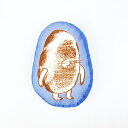 パンどろぼう ダイカットクッション(M) (ブルー)