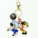 ディズニー ミッキー&ミニー ライブリーラバーチャームキーホルダー ACCOMMODE アコモデ Disney
