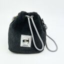 グレムリン ファー巾着ショルダーバッグ ダークグレー ACCOMMODE アコモデ 送料込み