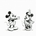 ディズニー ミッキーマウス IKEBANA ミニーマウス 一輪挿し 花瓶 アートパネル インテリア Disney 日本製
