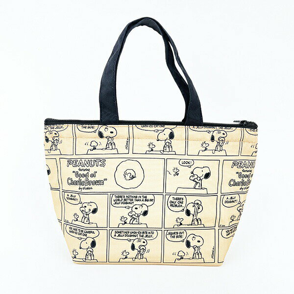 スヌーピー コミックドーナツ 保冷保温ミニトートバッグ ランチ SNOOPY