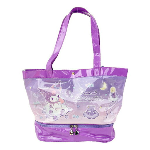 サンリオ クロミ ポケット付きビニールボストンバッグ キッズ スクール Sanrio サンリオ クロミ ポケット付きビニールボストンバッグ キッズ スクール Sanrio