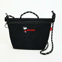 スヌーピー サコッシュ ブラック ショルダーバッグ SNOOPY ROOTOTE ルートート コラボ