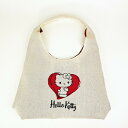 サンリオ ハローキティ ニットトートバッグ アイボリー Sanrio ROOTOTE ルートート コラボ 送料込み