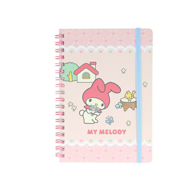 산리오 마이 멜로디 W 링 노트 B6 NLC 일본제 문구 일본제 Sanrio