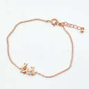 すみっコぐらし えびふらいのしっぽ&あじふらいのしっぽ ブレスレット ピンクゴールド アクセサリー すみっこ 日本製 送料込み