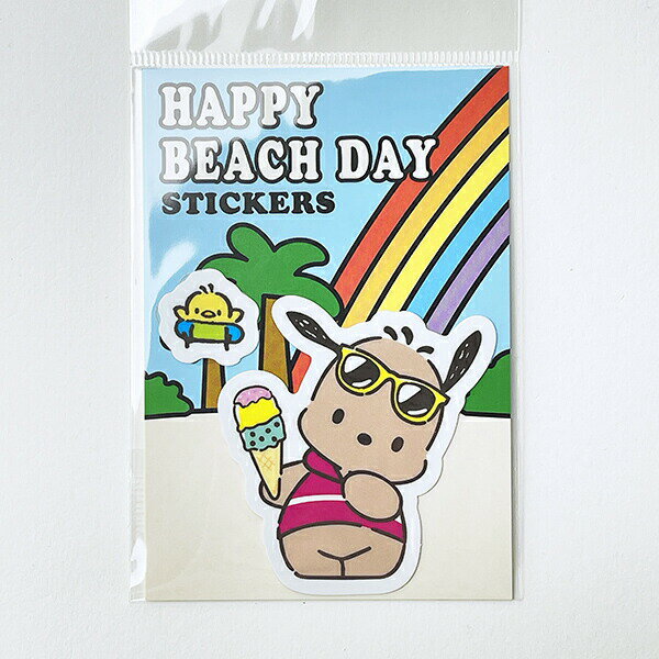 サンリオ 日焼け ポチャッコ ステッカー 文具 日本製 Sanrioのサムネイル