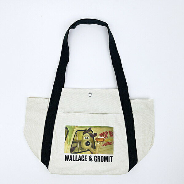 ウォレスとグルミット ラウンドボトムバッグ (ブラック)