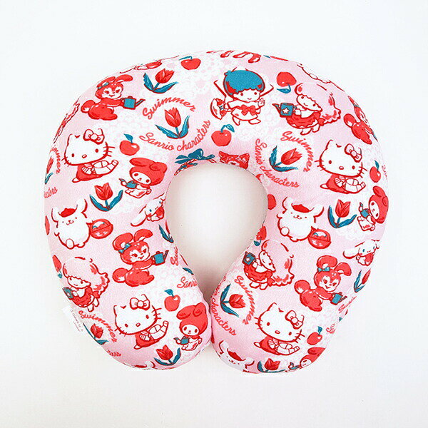 サンリオキャラクターズ × SWIMMER(スイマー) ネックピロー (ピンク) 枕 旅行 Sanrio