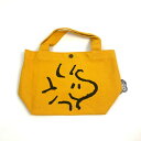 スヌーピー PEANUTS ミニトート バッグ イエロー