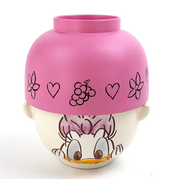 ディズニー デイジーダック 汁椀茶碗セット 水彩タッチ 食器 お茶碗 お椀 ピンクのサムネイル