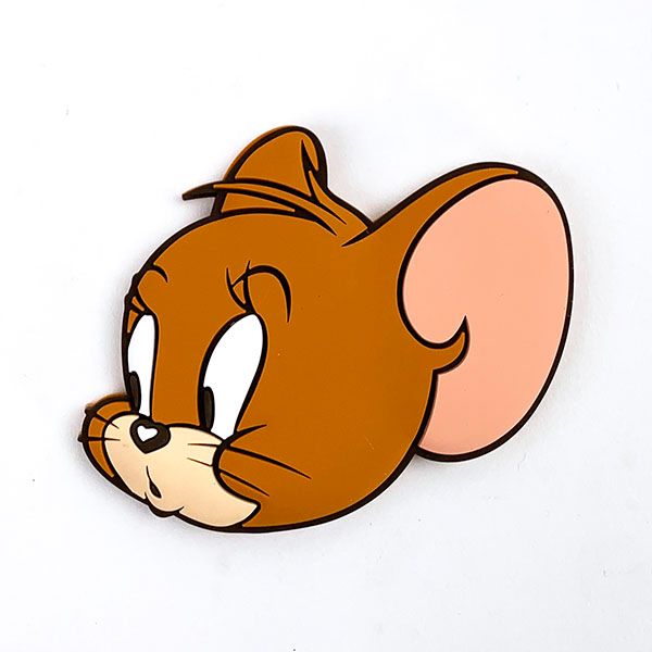 トムとジェリー タイニークラブ ラバーミラー BR ブラウン ジェリー メイク 手鏡のサムネイル