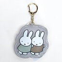 ミッフィー キーホルダー GY クリアワンポイントシリーズ miffy グレー