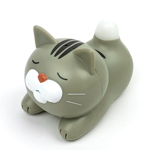 キジトラ にゃんこ計 温度計 湿度計 おしゃべり 猫 熱中症対策 風邪予防 グレー キジトラ にゃんこ計 温度計 湿度計 おしゃべり 猫 熱中症対策 風邪予防 グレー