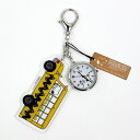 スヌーピー ダイカット アクリルキーチェーン ウォッチ バス PEANUTS 時計(3)