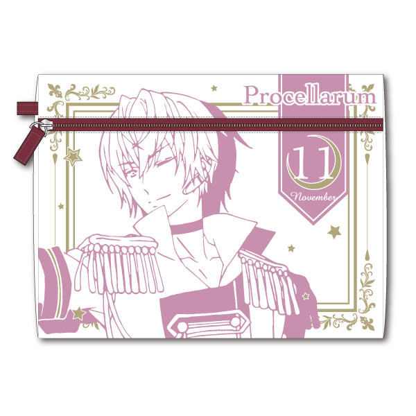 ツキウタ。 3連フラットポーチ 「Procellarum」 プロセラルム3連ポーチ ORTUクリスマス プレゼント クリスマスプレゼント 子供 男の子 女の子