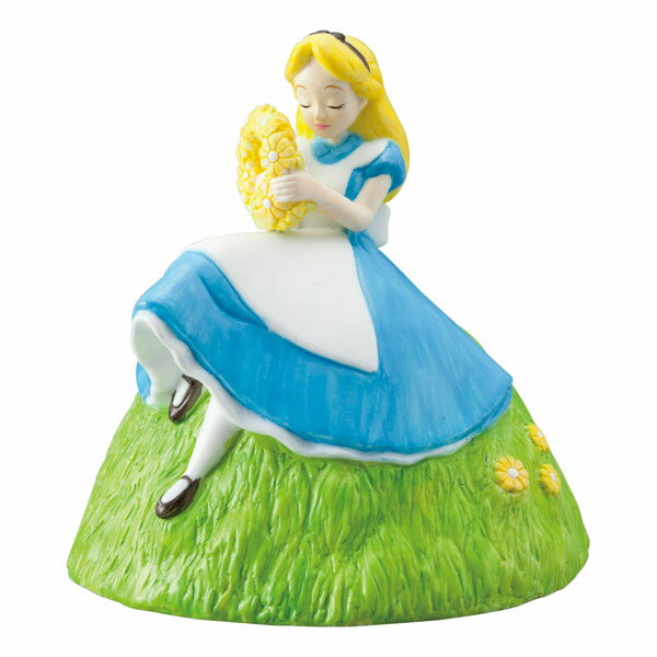 アリス 花 貯金箱 フィギュアバンク ふしぎの国のアリス ディズニーのサムネイル