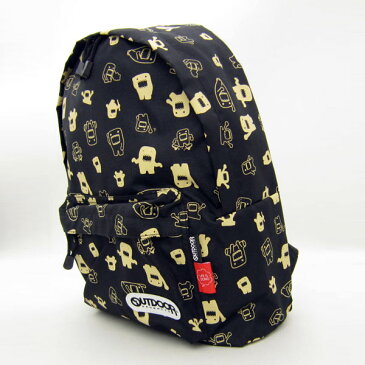 スマホグッズ SALE 開催中 どーもくん×OUTDOOR どーもくん デイパック リュックサック ブラック Domo kun backpack outdoor アウトドア用品 新生活 プレゼント 母の日 ギフト プレゼント