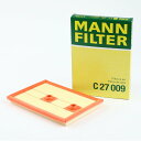 MANN FILTER マン フィルター エアフィルター エアクリーナー C27009 AUDI アウディ VOLKSWAGEN フォルクスワーゲン 純正品番 04E 129 620