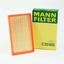 MANN FILTER マン フィルター エアフィルター エアクリーナー C30005 AUDI アウディ VOLKSWAGEN フォルクスワーゲン 純正品番 ...
