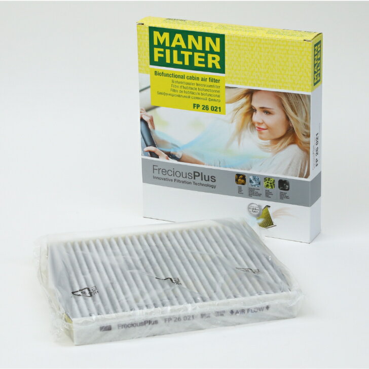 MANN FILTER マン フィルター キャビンフィルター エアコンフィルター フレシャスプラス FP26021 アウ..