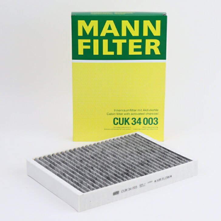 MANN FILTER マン フィルター キャビンフィルター エアコンフィルター CUK34003 VOLVO ボルボ 純正品番 31434971、DN099003、31404469、31407748、32260903
