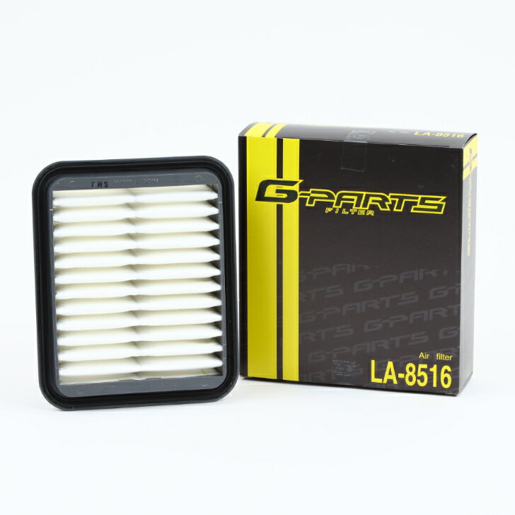 G-Parts ジーパーツ エアフィルター エアクリーナー LA-8516 スバル R1 R2 プレオ プレオ ネスタ プレオ プラス RJ1 RJ2 RC1 RC2 RV1 RV2 和興フィルタテクノロジー 純正品番 16546-KB240