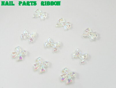 ☆ 樹脂製ネイルパーツ リボン 2個 ☆ りぼん ribbon チョウ 蝶結び セルフネイル ジェイルネイル ネイルアート セルフネイル ネイルパーツ 3...