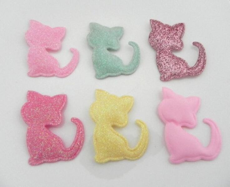 ◆新商品◆☆ 可愛い フワフワねこさんのアップリケ ☆ 中綿パーツ ねこのアップリケ ☆ 可愛いアップリケ☆彡 ネコ 猫 =^_^= 手芸パーツ ハンドメイ...