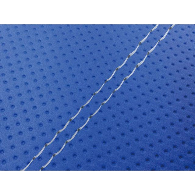 グロンドマン トゥデイ 国産シートカバー フルエンボスブルー トゥデイFI トゥデイ タイプ 張替 仕様 透明ダブルステッチ 型式 AF67（FI） GH200HC390SW0