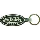 正規品／VonDutch VOM-K2 KEY-HOLDER カラー：ブラック VOM-K2 ボンダッチ キーホルダー 日用品