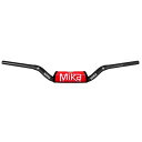 ミカメタルズ テーパーハンドルバー RAW シリーズ 汎用 バーパッドカラー レッド ベンドタイプ RC BEND/HONDA STOCK/KAW STOCK(997) mk-ra-rc-red