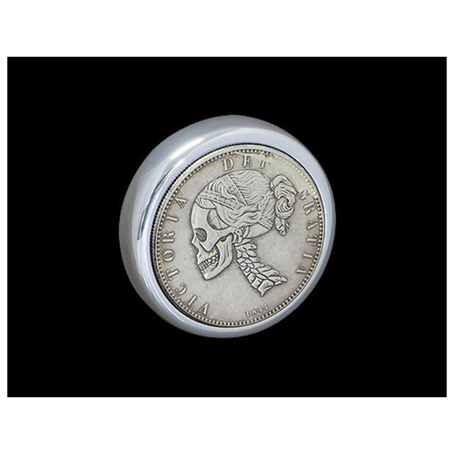 マルコムサプライ シフトノブ VICTORIA SKULL ハーレー ・022823