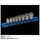 ディーン 1/4SQ 12角インチソケット 8ピースセット ・021366