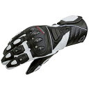 正規品／hit air Glove R3 レーシングレザーグローブ カラー：ブラック/ホワイト サイズ：M JAN_4560216418373 ヒットエアー レーシンググローブ バイク