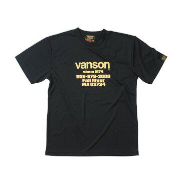 バンソン カジュアルウェア 2019春夏モデル VS19804S メッシュTシャツ（ブラック/イエロー） サイズ：M VANSON