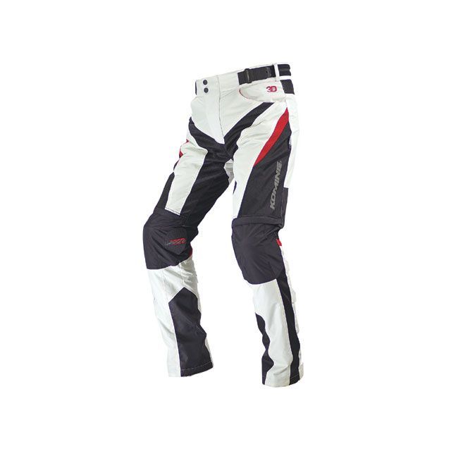 コミネ PK-729 プロテクトライディングメッシュパンツ 3D カラー アイボリー サイズ 5XLB ・07-729