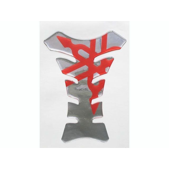 【メーカー直送】アクセル タンクパッド カラー Y-シルバーレッド 鏡面 TA-Y-シルバーレッド 鏡面