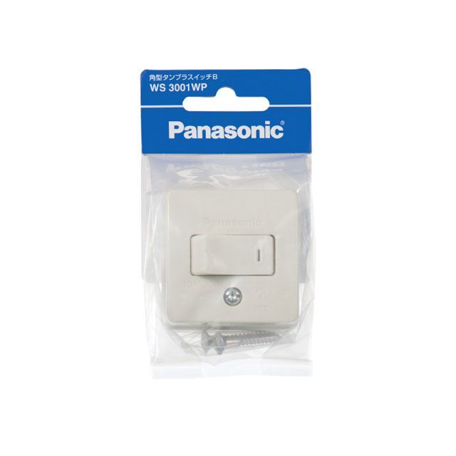 正規品／Panasonic WS3001WP 角型タンブラスイッチB/P WS3001WP Panasonic 日用品 日用品