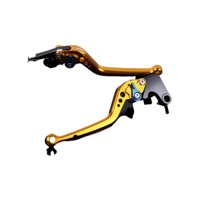 ●メーカー名：SPEEDRA(スピードラ)●商品名：アルミビレットアジャストレバーセット スタンダードロング（レバー本体：ゴールド）●アジャスター ブルー・アジャスター：ブラックはこちら・アジャスター：ゴールドはこちら・アジャスター：グリーンはこちら・アジャスター：レッドはこちら・アジャスター：シルバーはこちら・アジャスター：チタンはこちら●メーカー品番：BM0403516-BE●JANコード：4589995337149ブランド名が「SSK」から「SPEEDRA」へ変更となっております。ブランド名変更に伴い製品は順次、変更品へ切り替わる予定ですが、在庫状況により、しばらくの間は、現行品と変更品が混在するかと存じますが、ご理解、ご了承いただきますようお願い申し上げます。商品の保証は、メーカー保証書の内容に準じます。カラーレバー本体：ゴールド備考■レバー長さ：約172mm■高強度アルミニウム合金素材6061を精密加工したレバー本体にアルマイト処理を行うことにより高級感を与え、高精度を実現しました。■純正マスターシリンダー、クラッチレバーホルダーに装着できます。■握りやすい形状により操作に必要な力を低減。■6段階アジャスターにより最大約28mmまで調整が可能となっており、好みのレバー位置にセッティング可能ですので手の小さな女性でも快適な操作性を確保出来ます。■商品を発送する際に補修部品のリストを同梱させていただいておりますので、破損や日焼け等があった場合の部品単位での販売も可能となっております。ご注意※取り付け車種により純正レバーに付属する部品をご使用いただく場合がございます。※レバー交換後は必ず異常が無いか確認を行ってください。※この商品は予告なしに価格や仕様を変更する場合がございます。写真注意※画像はイメージです。取付ブラケットの形状は実物と異なる場合があります。※モニターの環境等の理由により画像の色と実物の色が若干異なって見える場合がございます。※掲載画像はイメージです。実際の商品とは色味や仕様が異なる場合がございます。メーカー車種年式型式・フレームNo.その他ビーエムダブリューK1200R2005-2008ビーエムダブリューK1200R SPORTS2006-2008ビーエムダブリューK1200S2004-2008ビーエムダブリューK1300GT2009-2013ビーエムダブリューK1300R2009-2013ビーエムダブリューK1300S2009-2013ビーエムダブリューK1600GT/GTL2011-2016ビーエムダブリューR1200GS2004-2012ビーエムダブリューR1200GS ADVENTURE（アドベンチャー）2006-2013ビーエムダブリューR1200R2006-2014ビーエムダブリューR1200RT2010-2013ビーエムダブリューR1200S2006-2008ビーエムダブリューR1200ST2005-2008※商品掲載時の適合情報です。年式が新しい車両については、必ずメーカーサイトにて適合をご確認ください。