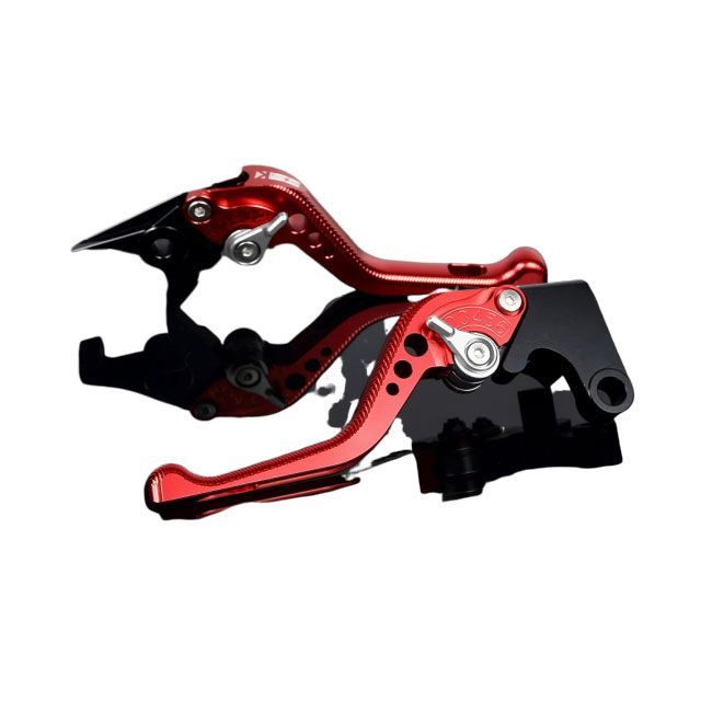 SPEEDRA アルミビレットアジャストレバーセット 3Dショート（レバー本体：レッド） アジャスター シルバー DU0405644-SR