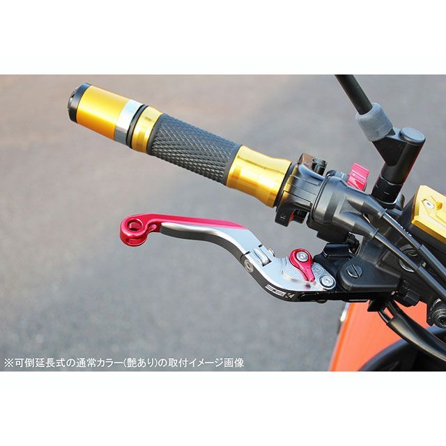SPEEDRA アルミビレットアジャストレバーセット 可倒延長式（レバー本体：ゴールド...