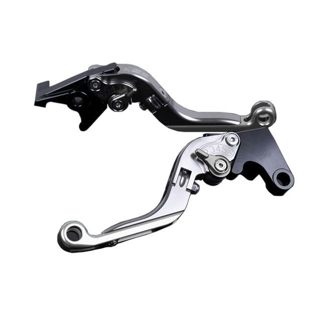 SPEEDRA アルミビレットアジャストレバーセット 可倒延長式（レバー本体：チタン） アジャスター チタン エクステンション シルバー DU0405790-TMSR