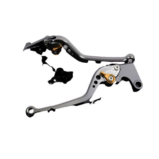 SPEEDRA アルミビレットアジャストレバーセット スタンダードロング（レバー本体：チタン） アジャスター ゴールド HO0403666-GD